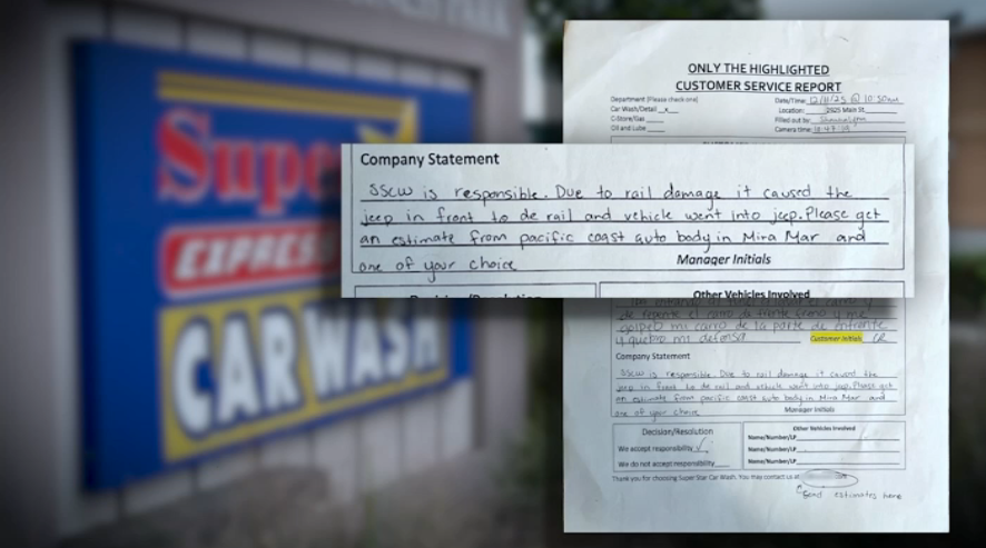 Car wash dispute